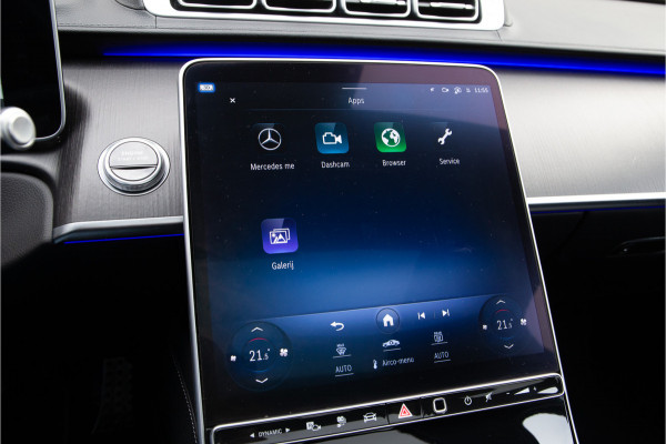 Mercedes-Benz S-Klasse 580 e 4MATIC Lang AMG Premium, Designo Matzwart, Massage, Achterasbesturing, Airmatic