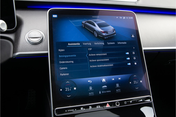 Mercedes-Benz S-Klasse 580 e 4MATIC Lang AMG Premium, Designo Matzwart, Massage, Achterasbesturing, Airmatic