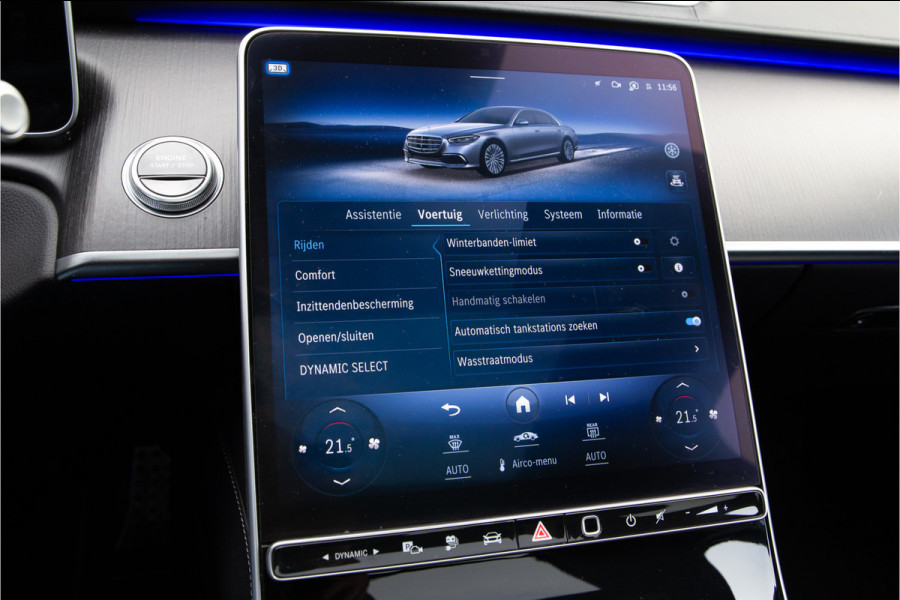 Mercedes-Benz S-Klasse 580 e 4MATIC Lang AMG Premium, Designo Matzwart, Massage, Achterasbesturing, Airmatic