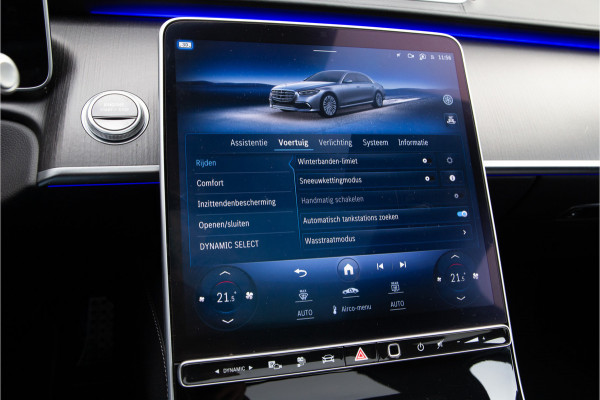 Mercedes-Benz S-Klasse 580 e 4MATIC Lang AMG Premium, Designo Matzwart, Massage, Achterasbesturing, Airmatic