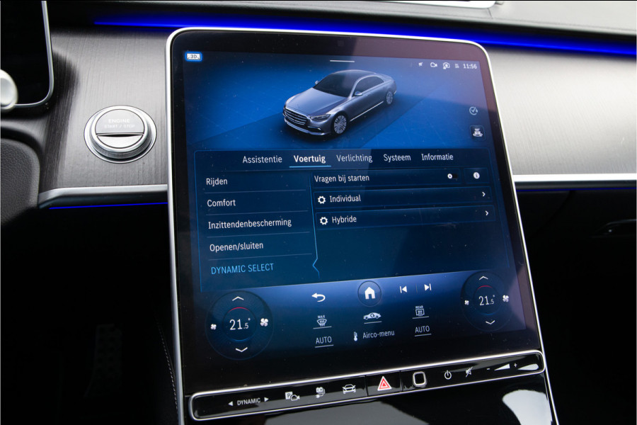 Mercedes-Benz S-Klasse 580 e 4MATIC Lang AMG Premium, Designo Matzwart, Massage, Achterasbesturing, Airmatic