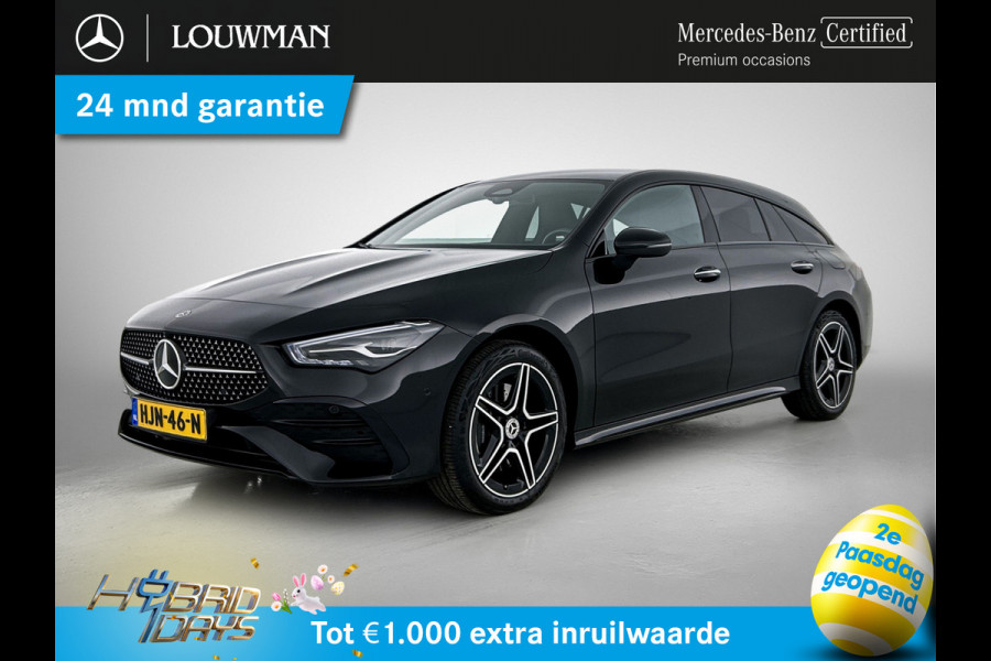Mercedes-Benz CLA-Klasse Shooting Brake 250 e Star Edition AMG Line | Night Pakket | Sfeerverlichting | Ledkoplampen | Apple CarPlay | Keyless-Go | MB-paasweekend