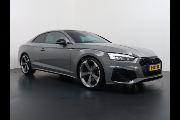 Audi A5 Coupé 40 TFSI S edition | S LINE IN- EN EXTERIEUR | TOPSTAAT! | 20 INCH| LEER| CAMERA| STOELVERWARMING| MATRIX LED| QUANTUM GRIJS
