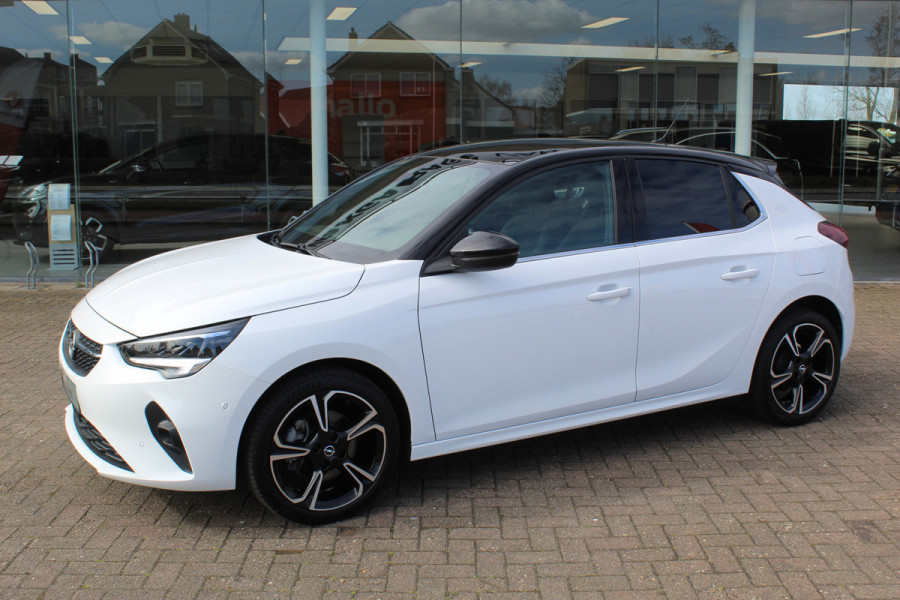 Opel Corsa 1.2-100 pk Turbo GS. Panoramadak, Winterpakket, Cruise Control, Climate Control, Two tone,