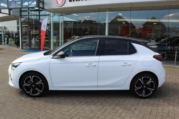 Opel Corsa 1.2-100 pk Turbo GS. Panoramadak, Winterpakket, Cruise Control, Climate Control, Two tone,