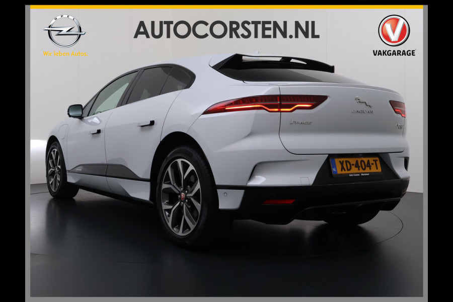 Jaguar I-PACE EV400 pk HSE First Edition 90 kWh AWD Pano-Dak Elektr.+Leer+Memory (Active-Air Suspension-)Luchtvering Matrix-LED Meridian®-Surr Lmv 20" DAB Bluetooth Led Stuur-Stoel-Achterbank-Voorruitverwarming Elek.Achterklep Zeer compleet, nieuwprijs € 106.646,- Origineel Nederlandse Auto