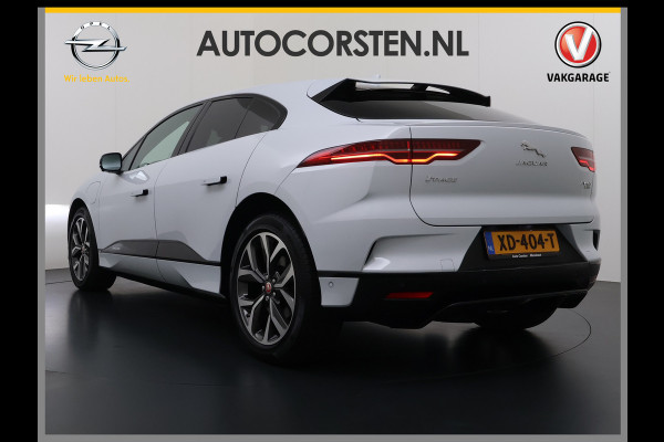 Jaguar I-PACE EV400 pk HSE First Edition 90 kWh AWD Pano-Dak Elektr.+Leer+Memory (Active-Air Suspension-)Luchtvering Matrix-LED Meridian®-Surr Lmv 20" DAB Bluetooth Led Stuur-Stoel-Achterbank-Voorruitverwarming Elek.Achterklep Zeer compleet, nieuwprijs € 106.646,- Origineel Nederlandse Auto