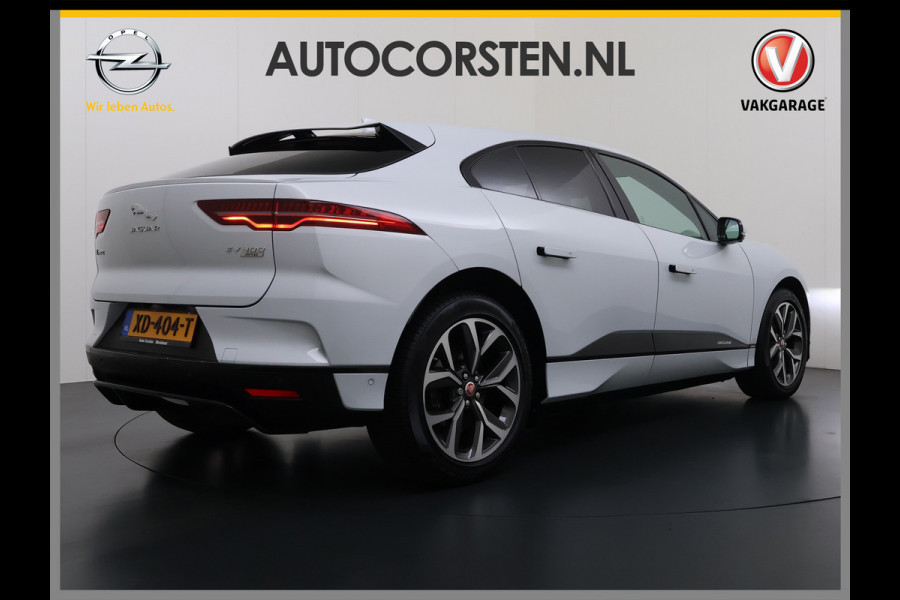 Jaguar I-PACE EV400 pk HSE First Edition 90 kWh AWD Pano-Dak Elektr.+Leer+Memory (Active-Air Suspension-)Luchtvering Matrix-LED Meridian®-Surr Lmv 20" DAB Bluetooth Led Stuur-Stoel-Achterbank-Voorruitverwarming Elek.Achterklep Zeer compleet, nieuwprijs € 106.646,- Origineel Nederlandse Auto