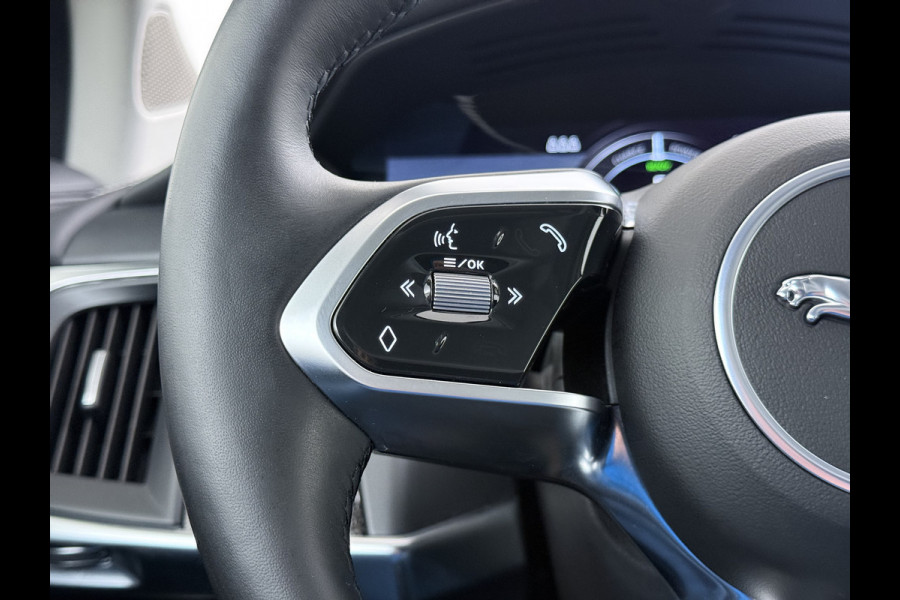 Jaguar I-PACE EV400 pk HSE First Edition 90 kWh AWD Pano-Dak Elektr.+Leer+Memory (Active-Air Suspension-)Luchtvering Matrix-LED Meridian®-Surr Lmv 20" DAB Bluetooth Led Stuur-Stoel-Achterbank-Voorruitverwarming Elek.Achterklep Zeer compleet, nieuwprijs € 106.646,- Origineel Nederlandse Auto