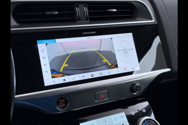 Jaguar I-PACE EV400 pk HSE First Edition 90 kWh AWD Pano-Dak Elektr.+Leer+Memory (Active-Air Suspension-)Luchtvering Matrix-LED Meridian®-Surr Lmv 20" DAB Bluetooth Led Stuur-Stoel-Achterbank-Voorruitverwarming Elek.Achterklep Zeer compleet, nieuwprijs € 106.646,- Origineel Nederlandse Auto