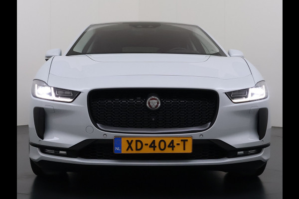 Jaguar I-PACE EV400 pk HSE First Edition 90 kWh AWD Pano-Dak Elektr.+Leer+Memory (Active-Air Suspension-)Luchtvering Matrix-LED Meridian®-Surr Lmv 20" DAB Bluetooth Led Stuur-Stoel-Achterbank-Voorruitverwarming Elek.Achterklep Zeer compleet, nieuwprijs € 106.646,- Origineel Nederlandse Auto