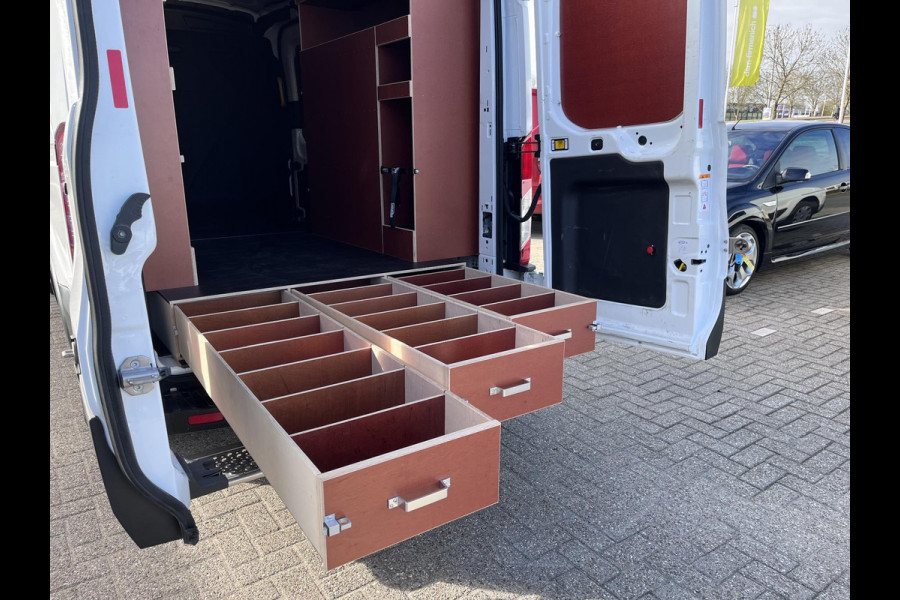Ford Transit 310 2.0 TDCI L2H2 Trend 130pk | 12 inch SYNC 4 | Trekhaak | Volledig ingericht | Imperiaal | Draadloos Apple Carplay/Android auto | Achteruitrijcamera incl. Downlighter | Digitale Cockpit |