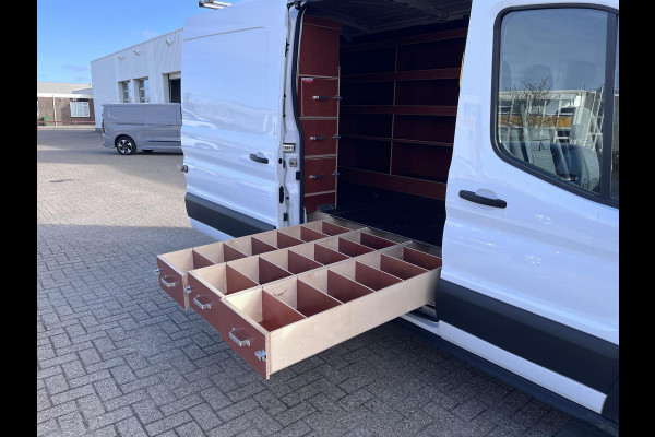 Ford Transit 310 2.0 TDCI L2H2 Trend 130pk | 12 inch SYNC 4 | Trekhaak | Volledig ingericht | Imperiaal | Draadloos Apple Carplay/Android auto | Achteruitrijcamera incl. Downlighter | Digitale Cockpit |