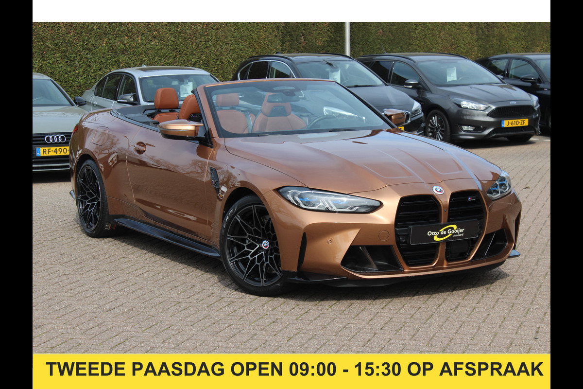 BMW 4 Serie Cabrio M4 xDrive Competition / Camera / Head-up / Carbon / Nekverwarming / H&K / Keyless / Stuurverwarming / ACC / DAB / Dodehoek / Windscherm
