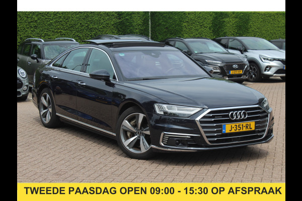 Audi A8 60 TFSI e quattro Pro Line Plus 476pk NL Auto! / Panoramadak / 360Camera / Head-up / B&O / Luxe Leder / Softclose / Keyless / Luchtvering / Stoelmassage / Stoelventilatie