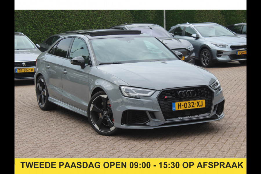 Audi RS3 Limousine 2.5 TFSI quattro / Full option! / Panoramadak / Camera / RS Seats / 19'' / Matrix LED / Virtual Cockpit / B&O / DAB / Audi Magnetic Ride / Navigatie / Stoelverwarming / ACC