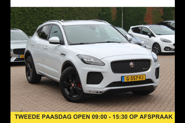 Jaguar E-Pace 2.0 P250 AWD SE / Panoramadak / Camera / Head-up / Leder / 19'' / Meridian / Memory seats / Navigatie / Dodehoek / Stoelverwarming / ACC