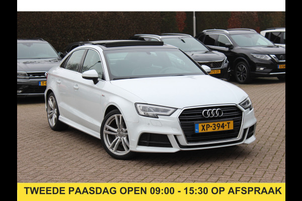 Audi A3 Limousine 35 TFSI CoD Sport S Line Edition / Panoramadak / Virtual Cockpit / Half leder / Navigatie / 18'' / Stoelverwarming / DAB / Cruise Control
