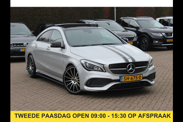 Mercedes-Benz CLA-Klasse 180 WhiteArt Edition / Panoramadak / Camera / Leder&Alcantara / 19'' / Keyless / Navigatie / Stoelverwarming / Cruise Control