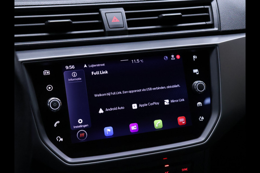 Seat Ibiza 1.0 TSI Style Business Intense [CRUISE CONTROL, APPLE CARPLAY, CAMERA, SENSOREN V+A CLIMATE CONTROLE , MULTIFUNCTIONEEL STUURWIEL, NAVIGATIE, NIEUWSTAAT]