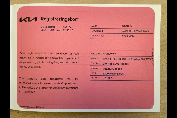 Kia Ceed Sportswagon 1.0 T-GDi DynamicLine|APPLE CARPLAY, ANDROID AUTO|STOEL-,STUURVERW|CAMERA|CRUISE,CLIMATE|1E EIG.|INCL.BTW|