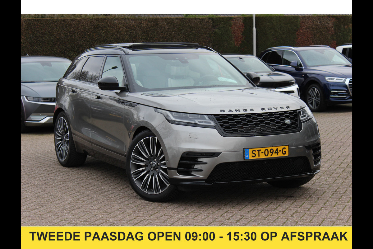 Land Rover Range Rover Velar 2.0 I4 Turbo AWD R-Dynamic HSE / Trekhaak / Panoramadak / 360Camera / Head-up / Laser LED / 21'' / Meridian High End / Stoelmassage+Verwarming / Stuurverwarming / DAB / ACC