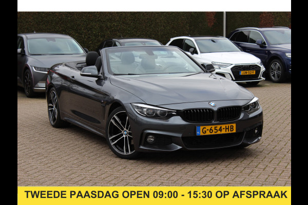 BMW 4 Serie Cabrio 420i High Executive Ed. M Sport / Camera / Leder / Harman Kardon / Nekverwarming / 19'' / Navigatie / Windscherm / DAB / Stoelverwarming / Cruise Control