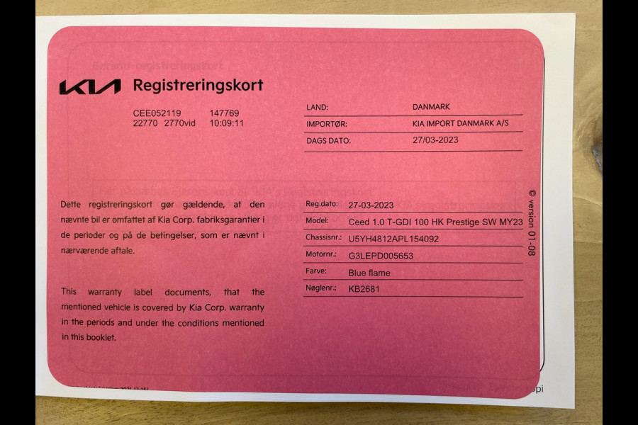 Kia Ceed Sportswagon 1.0 T-GDi DynamicLine|APPLE CARPLAY, ANDROID AUTO|STOEL-,STUURVERW|CAMERA|CRUISE,CLIMATE|1E EIG.|INCL.BTW|