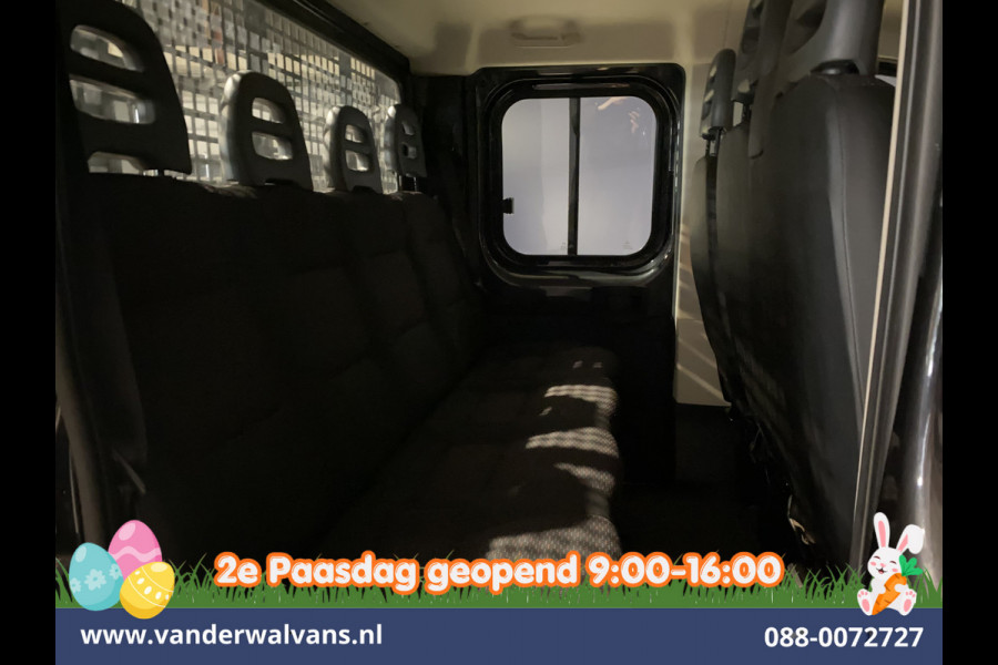 Peugeot Boxer 2.2 Blue HDi 140pk Pick-up 7 Persoons Dubbele cabine open laadbak Euro6 Airco | 7-Zits | 3000kg trekvermogen / 1253kg laadvermogen