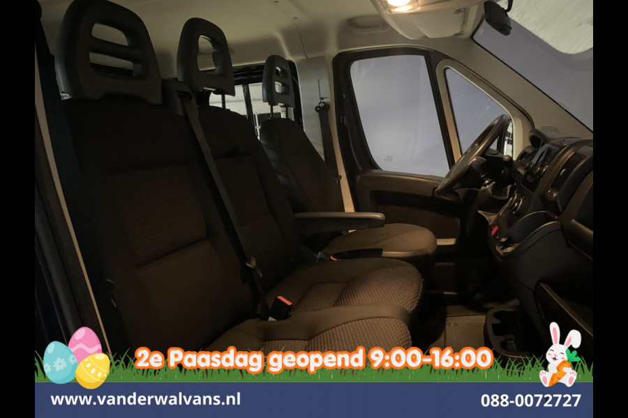 Peugeot Boxer 2.2 Blue HDi 140pk Pick-up 7 Persoons Dubbele cabine open laadbak Euro6 Airco | 7-Zits | 3000kg trekvermogen / 1253kg laadvermogen