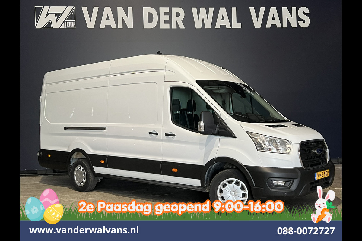 Ford Transit 2.0TDCI 131pk L4H3 Jumbo Euro6 Airco | Camera | Navigatie | Apple Carplay | Android Auto | Cruisecontrol LED, Verwarmde voorruit, Stoelverwarming, Parkeersensoren, Bijrijdersbank