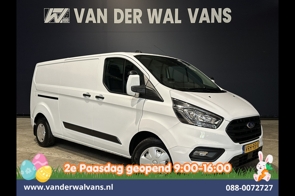Ford Transit Custom 2.0 TDCI 130pk L2H1 *Rijklaar Direct Rijden* Euro6 Airco | Camera | LED | Cruisecontrol | Stoelverwarming Verwarmde voorruit, Parkeersensoren, Bijrijdersbank, 2800kg trekvermogen