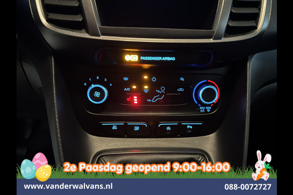 Ford Transit Connect 1.5 EcoBlue 101pk L1H1 Euro6 Airco | 3-Zits | Trekhaak | Stoelverwarming | Verwarmde voorruit Parkeersensoren, Bijrijdersbank