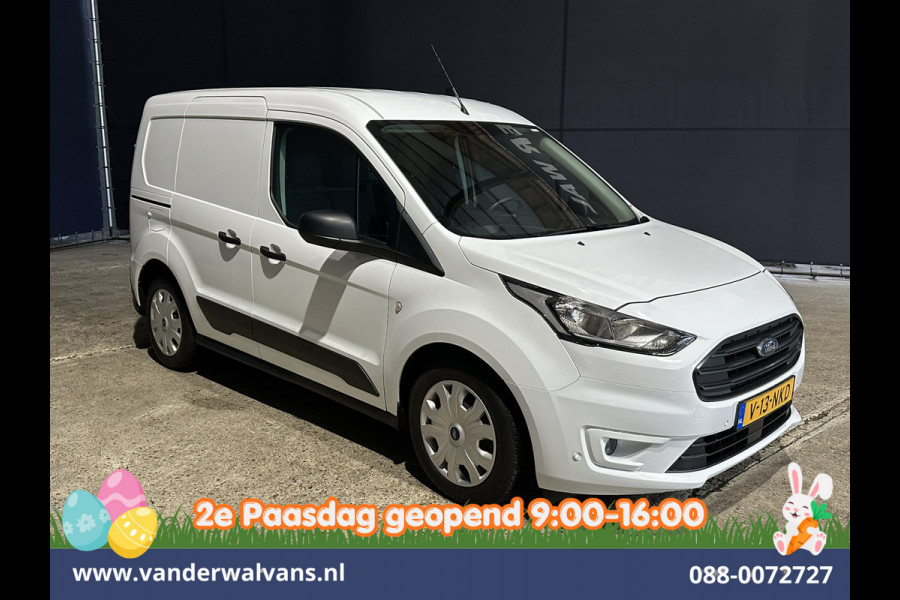 Ford Transit Connect 1.5 EcoBlue 101pk L1H1 Euro6 Airco | 3-Zits | Trekhaak | Stoelverwarming | Verwarmde voorruit Parkeersensoren, Bijrijdersbank