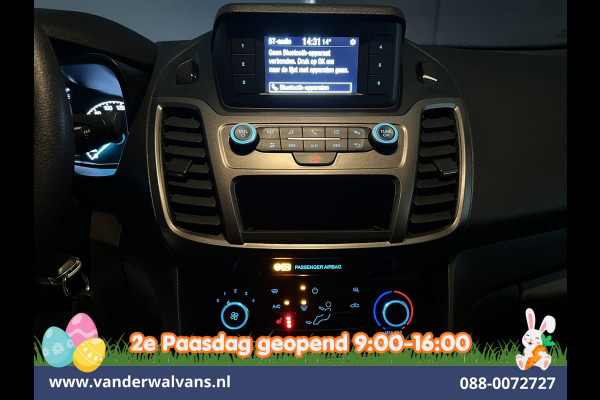 Ford Transit Connect 1.5 EcoBlue 101pk L1H1 Euro6 Airco | 3-Zits | Trekhaak | Stoelverwarming | Verwarmde voorruit Parkeersensoren, Bijrijdersbank