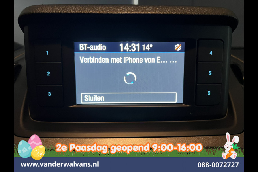 Ford Transit Connect 1.5 EcoBlue 101pk L1H1 Euro6 Airco | 3-Zits | Trekhaak | Stoelverwarming | Verwarmde voorruit Parkeersensoren, Bijrijdersbank