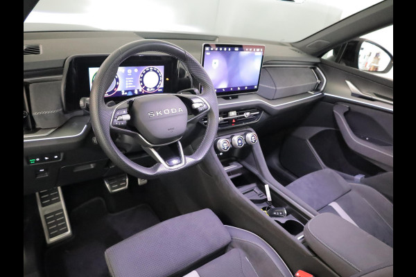 Škoda Kodiaq 1.5 TSI PHEV Sportline Business 204 pk Automaat (DSG) | Verlengde garantie | Navigatie | Panoramadak | Trekhaak (wegklapbaar) | Parkeersensoren | Achteruitrijcamera | Stoelverwarming v/a |