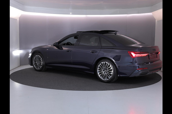 Audi A6 Limousine 50 TFSI e quattro S edition 299 pk S-tronic | SOH 91% | Navigatie | Panoramadak | Trekhaak (wegklapbaar) | Parkeersensoren (Park assist) | Rondomzicht camera | Stoelverwarming | S-Line |