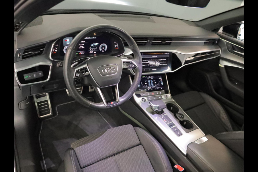 Audi A6 Limousine 50 TFSI e quattro S edition 299 pk S-tronic | SOH 91% | Navigatie | Panoramadak | Trekhaak (wegklapbaar) | Parkeersensoren (Park assist) | Rondomzicht camera | Stoelverwarming | S-Line |