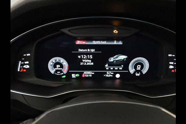 Audi A6 Limousine 50 TFSI e quattro S edition 299 pk S-tronic | SOH 91% | Navigatie | Panoramadak | Trekhaak (wegklapbaar) | Parkeersensoren (Park assist) | Rondomzicht camera | Stoelverwarming | S-Line |