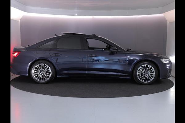 Audi A6 Limousine 50 TFSI e quattro S edition 299 pk S-tronic | SOH 91% | Navigatie | Panoramadak | Trekhaak (wegklapbaar) | Parkeersensoren (Park assist) | Rondomzicht camera | Stoelverwarming | S-Line |