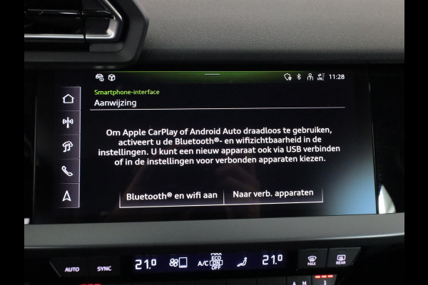 Audi A3 Sportback 40 TFSI e Advanced edition 204 pk S-tronic | Verlengde garantie | Navigatie | Parkeersensoren (Park assist) | Achteruitrijcamera | Stoelverwarming |