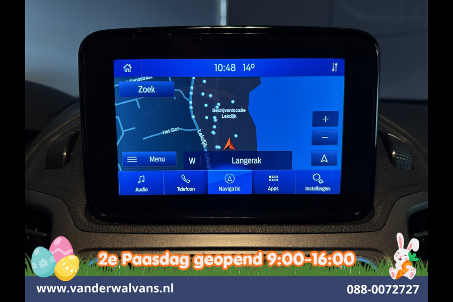 Ford Transit Connect 1.5 EcoBlue 100pk L2H1 Euro6 Airco | 3-Zits | Camera | Navigatie | Verwarmde voorruit Parkeersensoren, Bijrijdersbank