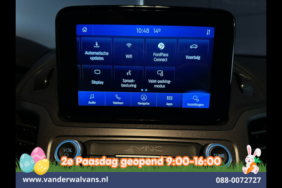 Ford Transit Connect 1.5 EcoBlue 100pk L2H1 Euro6 Airco | 3-Zits | Camera | Navigatie | Verwarmde voorruit Parkeersensoren, Bijrijdersbank