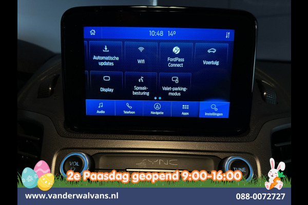 Ford Transit Connect 1.5 EcoBlue 100pk L2H1 Euro6 Airco | 3-Zits | Camera | Navigatie | Verwarmde voorruit Parkeersensoren, Bijrijdersbank