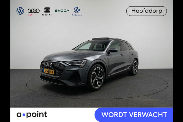 Audi e-tron 55 quattro S edition 95 kWh 408 pk | Navigatie | Panoramadak | Parkeersensoren | Stoelverwarming | Elektr. voorstoelen | Lichtmetalen velgen 21" | S-Line |