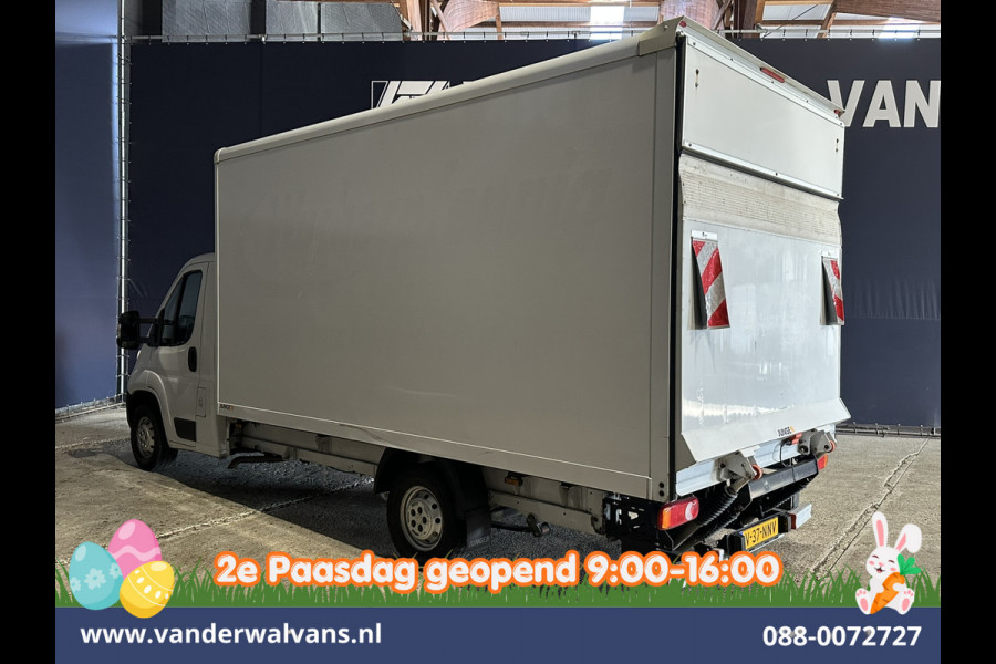 Citroën Jumper 2.2 BlueHDi 141pk Bakwagen 436cm lang Laadklep 1115kg laadvermogen Euro6 Airco | Cruisecontrol | Bijrijdersbank