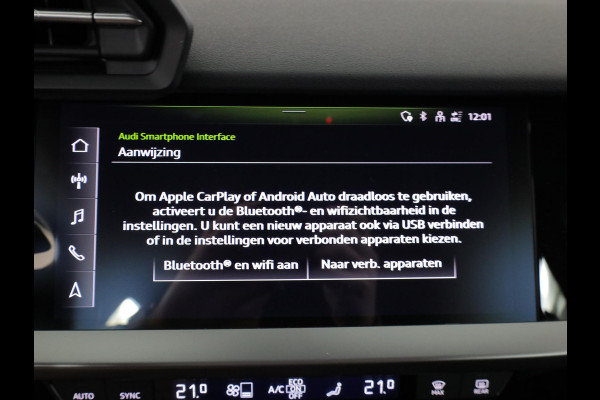 Audi A3 Limousine 30 TFSI Advanced edition 110 pk S-tronic | Navigatie | Parkeersensoren (Park assist) | Apple Carplay/Android Auto | Stoelverwarming |
