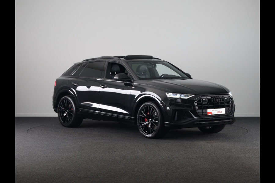 Audi Q8 55 TFSI e quattro Pro Line S 380pk | SoH 94%|  Panoramadak | Adaptieve cruise controle | Lederen bekleding | Geheugen bestuurderstoel| soh 94%