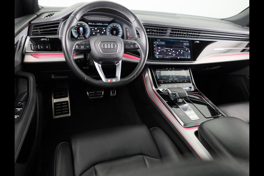 Audi Q8 55 TFSI e quattro Pro Line S 380pk | SoH 94%|  Panoramadak | Adaptieve cruise controle | Lederen bekleding | Geheugen bestuurderstoel| soh 94%